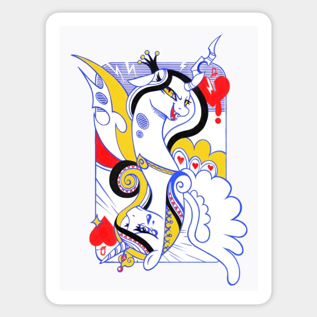 Queen of hearts Sticker by Agni